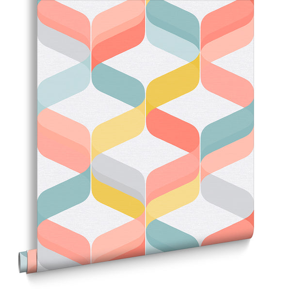 Vtwonen Graham & Brown Vliesbehang Retro Brights Multikleur