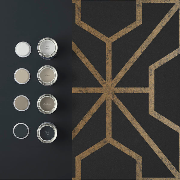 Vtwonen Graham & Brown Vliesbehang Rinku Black & Gold Zwart