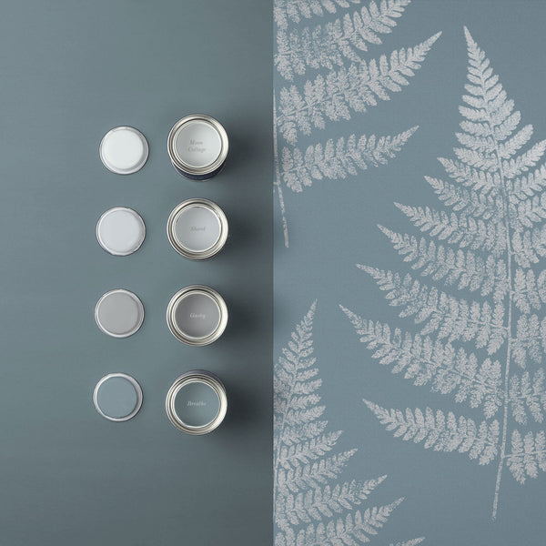 Vtwonen Graham & Brown Vliesbehang Royal Fern Arctic Blauw