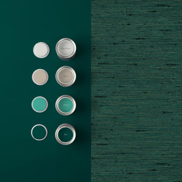 Vtwonen Graham & Brown Vliesbehang Silk Texture Envy Groen