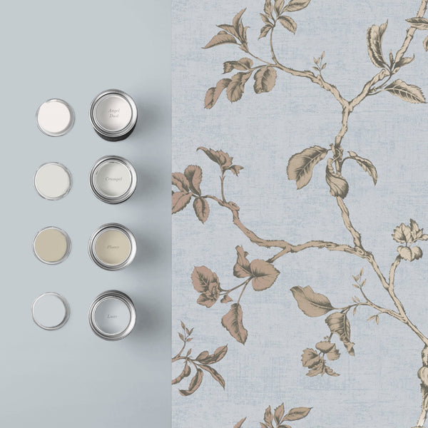 Vtwonen Graham & Brown Vliesbehang Twining Powder Blue Blauw