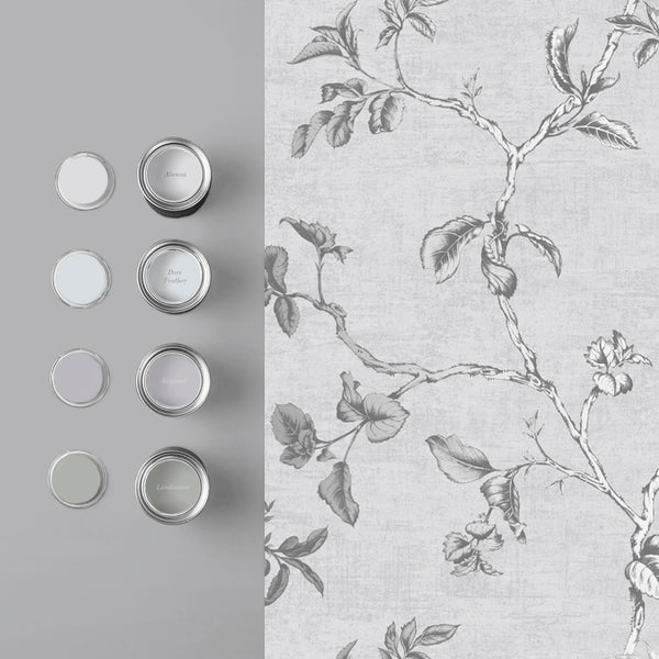 Vtwonen Graham & Brown Vliesbehang Twining Silver Zilver