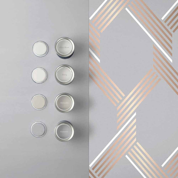 Vtwonen Graham & Brown Vliesbehang Vector Rose Gold Grijs