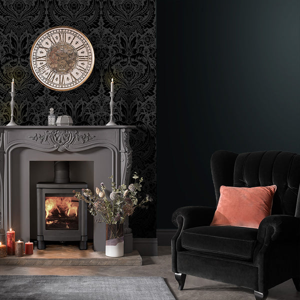 Vtwonen Graham & Brown Zijdeglanslak Black Cab Zwart 1L