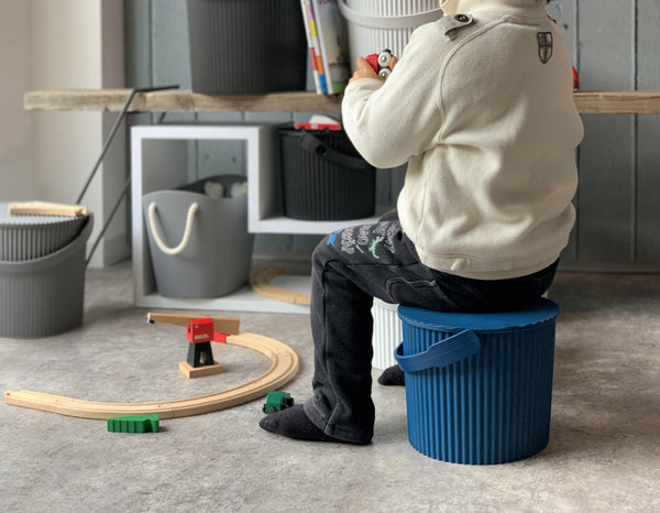 Vtwonen Hachiman Omnioutil Opbergemmer - Mini - Navy Blauw