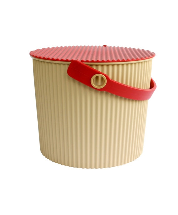 vtwonen Hachiman Omnioutil Opbergemmer - S - Beige/Rood