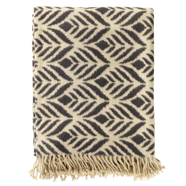 Vtwonen Hoii Plaid Alexandra - 150x200 Cm - Charcoal Gray - Antraciet