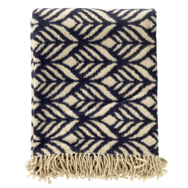 vtwonen Hoii plaid Alexandra - 150x200 cm - Insignia Blue - Blauw