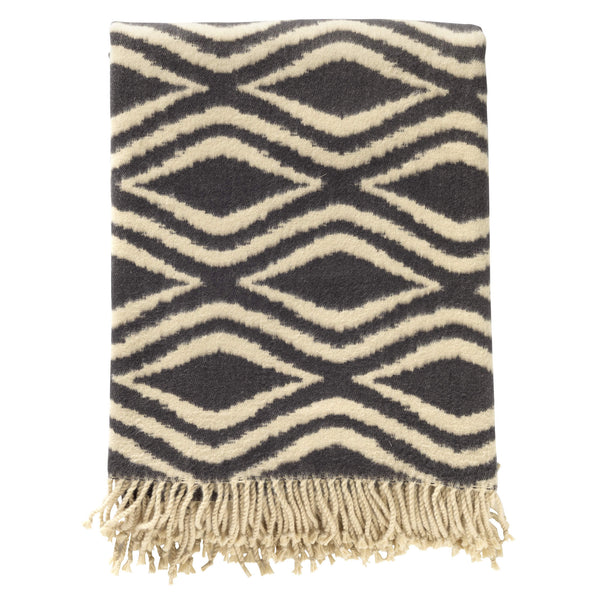 vtwonen Hoii plaid Amorella - 150x200 cm - Charcoal Gray - Antraciet