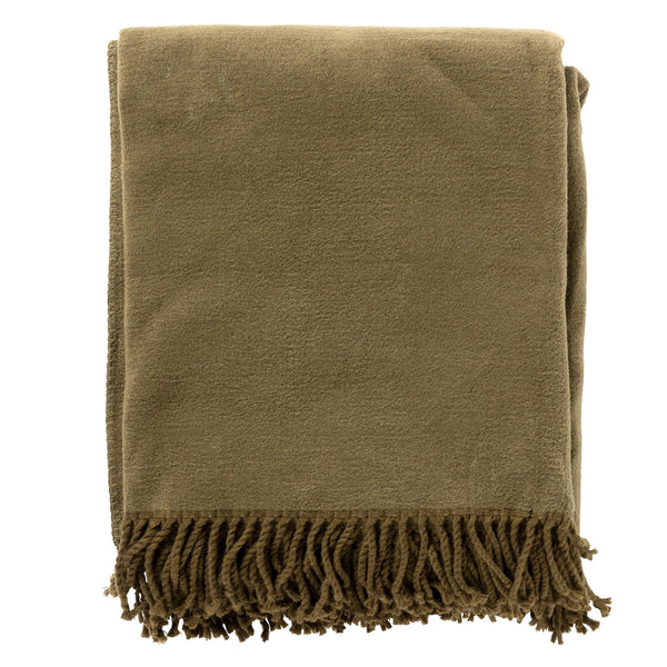 vtwonen Hoii plaid Annabella - 150x200 cm - Military Olive - Groen