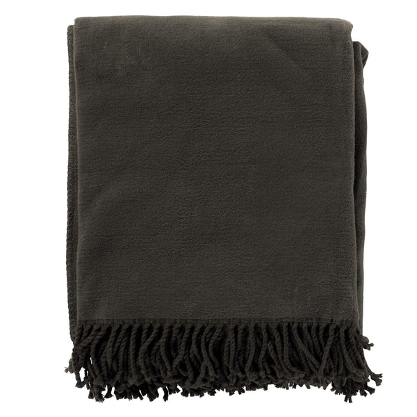 vtwonen Hoii plaid Annabella - 150x200 cm - Raven - Zwart