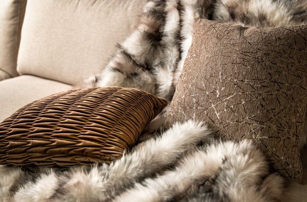 Vtwonen Hoii Plaid Ghislaine - 140x180 Cm - Natural - Bruin