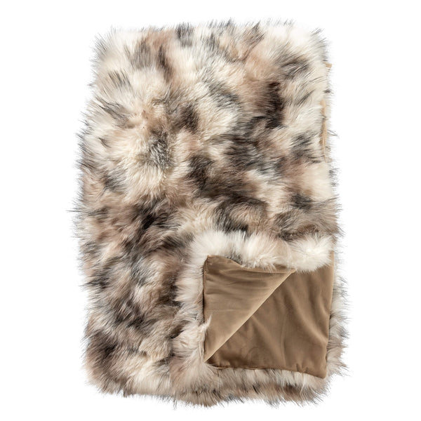 vtwonen Hoii plaid Ghislaine - 140x180 cm - Natural - Bruin