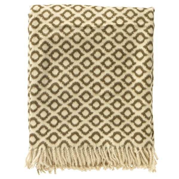 Vtwonen Hoii Plaid Isabella - 150x200 Cm - Military Olive - Groen