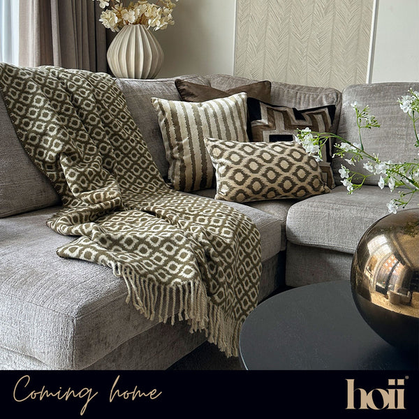 Vtwonen Hoii Plaid Isabella - 150x200 Cm - Military Olive - Groen