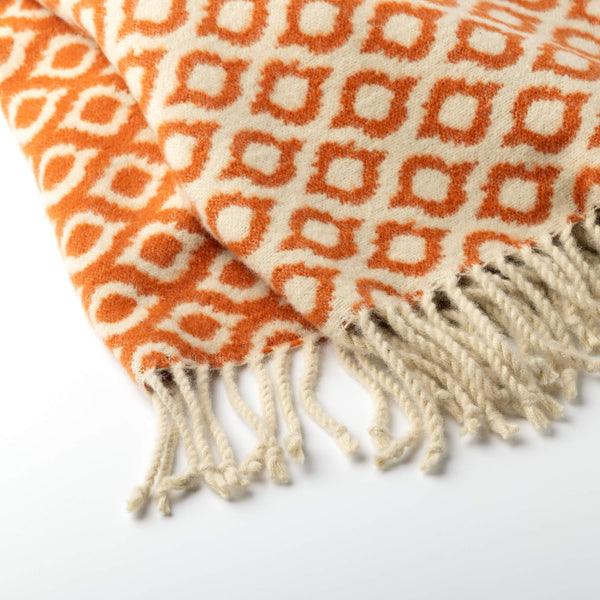 Vtwonen Hoii Plaid Isabella - 150x200 Cm - Potters Clay - Oranje