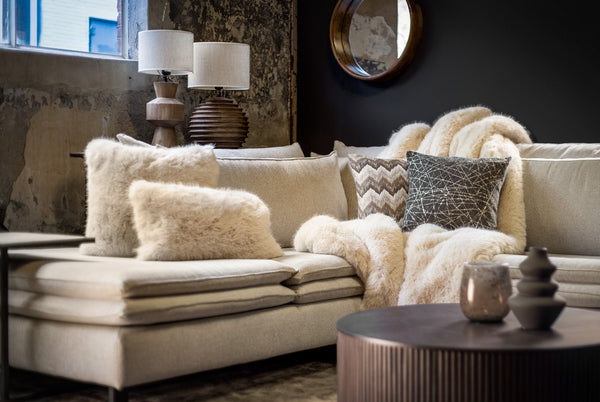 Vtwonen Hoii Plaid Juliette - 140x180 Cm - Parchment - Bruin