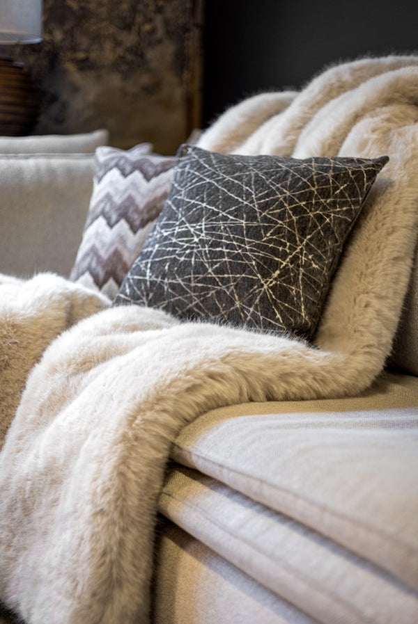 Vtwonen Hoii Plaid Juliette - 140x180 Cm - Parchment - Bruin