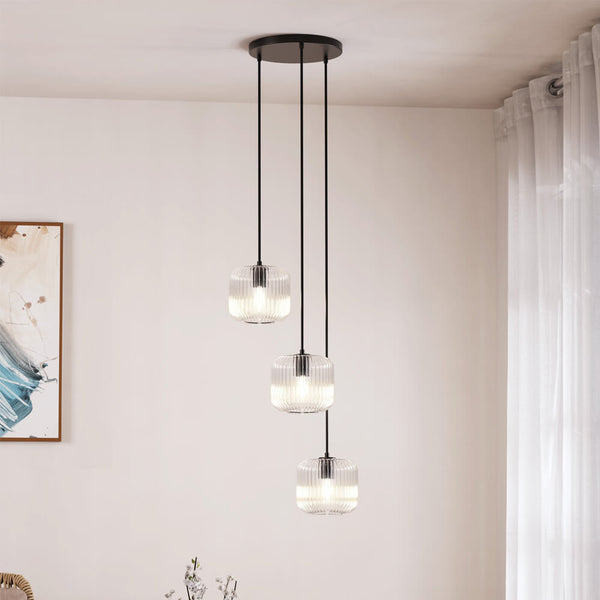 Vtwonen HOME DELUXE Hanglamp Van Glas LILY - Transparant
