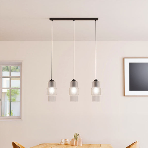 Vtwonen HOME DELUXE Hanglamp Van Glas YUKI - Transparant