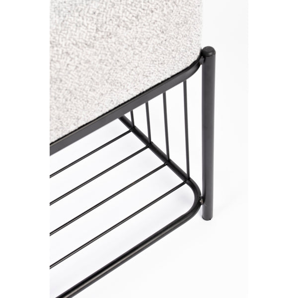 Vtwonen Housecraft Living Milou Kruk/ Poef Vierkant - Grijs