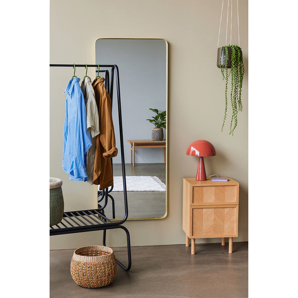 Vtwonen Hübsch Hangende Potten Bloom - Canvas/katoen/ijzer - ø17xh16 ø21xh20 ø25xh24cm