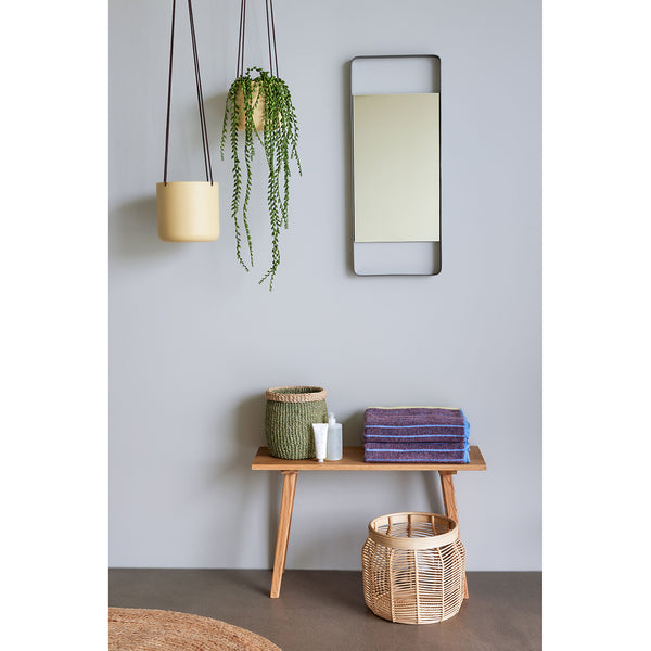 Vtwonen Hübsch Hangende Potten Bloom - Katoen/ijzer - ø17xh16 ø21xh20 ø25xh24cm