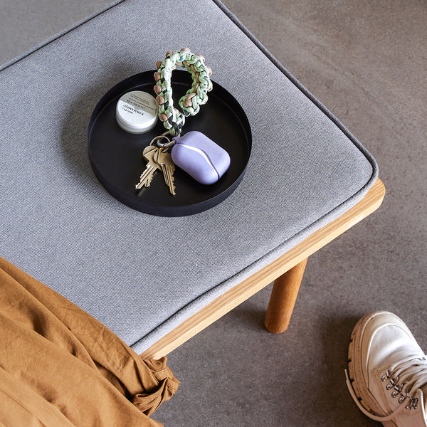 Vtwonen Hübsch Schoteltjes Embrace - Ijzer - ø19xh2 ø27xh4 ø33xh4cm