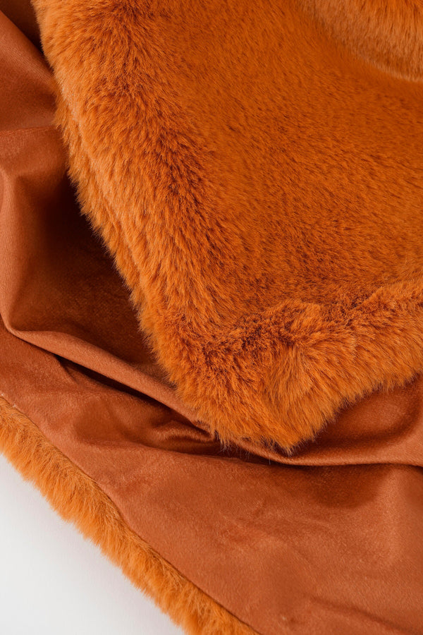 Vtwonen In The Mood Collection Bronte Fleece Deken - L200 X B150 Cm - Oranje