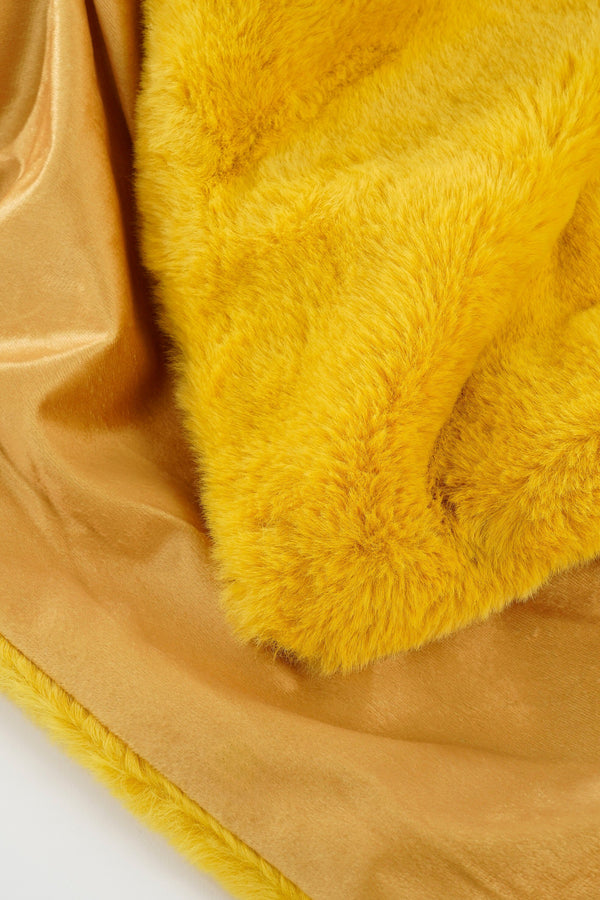 Vtwonen In The Mood Collection Bronte Fleece Deken - L200 X B150 Cm - Geel