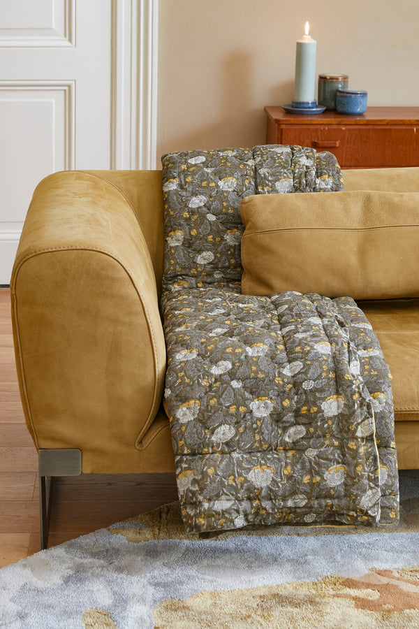 Vtwonen In The Mood Collection Quilt Deken - L180 X B130 Cm - Katoen - Groen