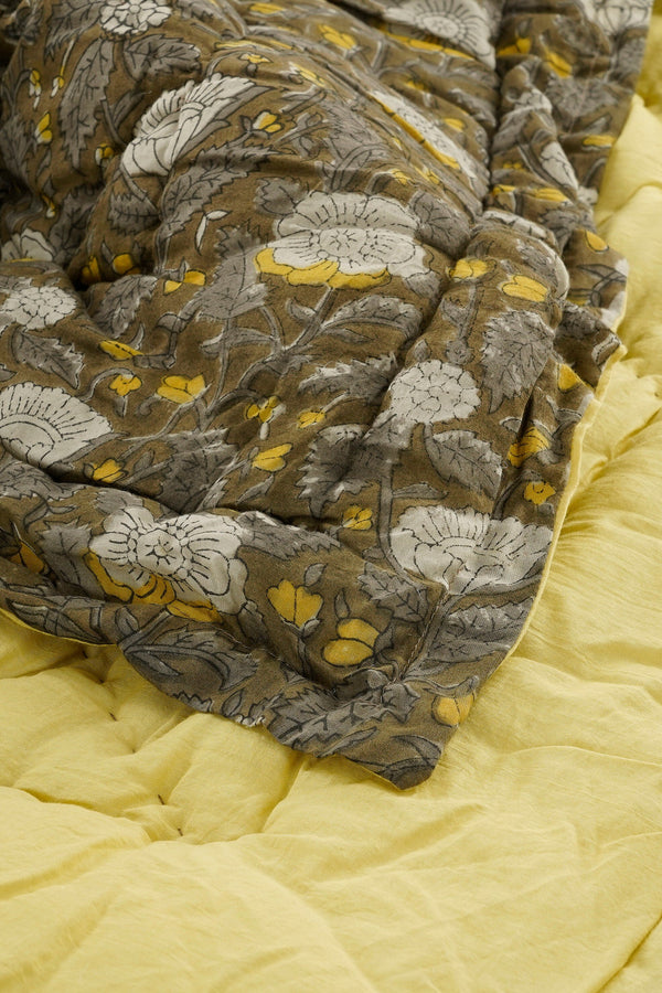 Vtwonen In The Mood Collection Quilt Deken - L180 X B130 Cm - Katoen - Groen