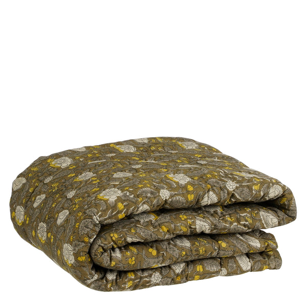 vtwonen In the Mood Collection Quilt Deken - L180 x B130 cm - Katoen - Groen