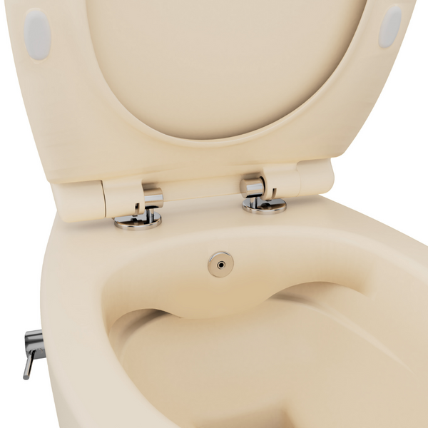 Vtwonen Isvea Wc Toilet Badkamer Hangend Bidet Ivoor Inclusief Softclose Toiletbril