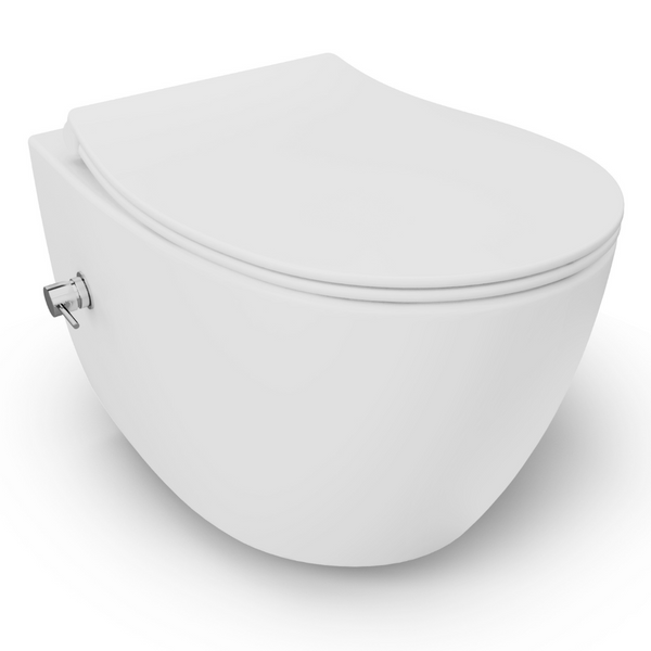 vtwonen Isvea Wc Toilet Badkamer Hangend Bidet Wit Inclusief Softclose Toiletbril
