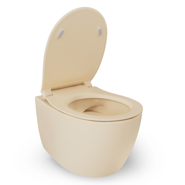 Vtwonen Isvea Wc Toilet Badkamer Hangend Ivoor Inclusief Bevestigingsset