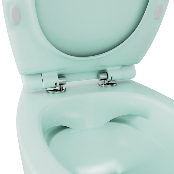 Vtwonen Isvea Wc Toilet Badkamer Hangend Mint Groen Inclusief Softclose Toiletbril