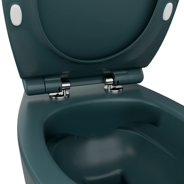 Vtwonen Isvea Wc Toilet Badkamer Hangend Petrol Groen Inclusief Softclose Toiletbril