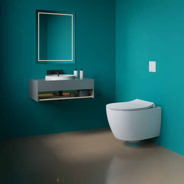 Vtwonen Isvea Wc Toilet Badkamer Hangend Wit Inclusief Softclose Toiletbril