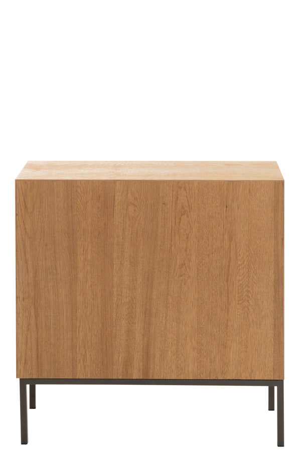 Vtwonen J-Line Kast Op Poten 2 Deuren - Hout/metaal - Naturel