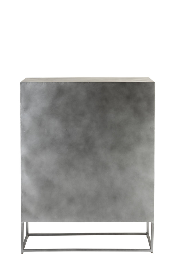 Vtwonen J-Line Kast Shanil 2 Deuren - Hout/ijzer - Naturel