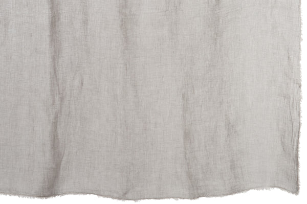 Vtwonen J-Line Plaid Stonewashed - Linnen - Lichtgrijs - 200 X 150 Cm