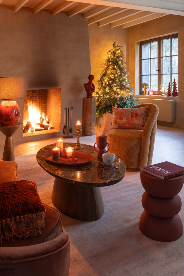 Vtwonen J-Line Sokkel Pilaren Rond - Metaal - Goud - 3 Stuks