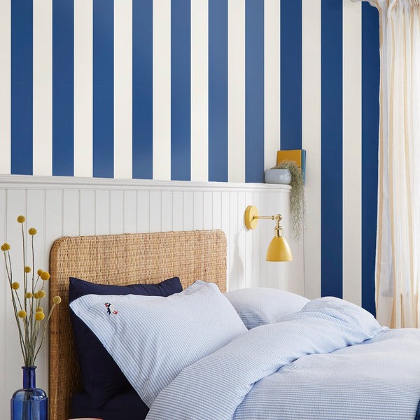 Vtwonen Joules Vliesbehang Harborough Stripe Coast Blauw