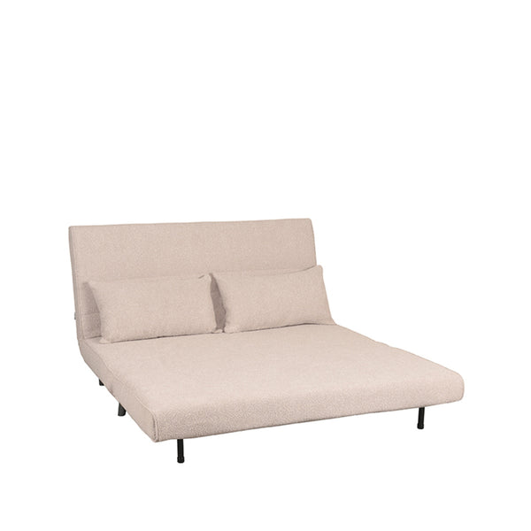 vtwonen LABEL51 Slaapbank Double - Naturel/Zwart - 141x90x81cm vtwonen LABEL51 Slaapbank Double - Naturel/Zwart - 141x90x81cm