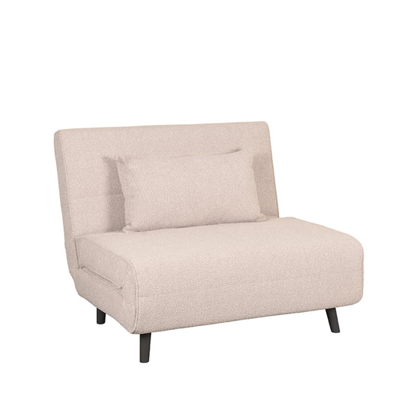 Vtwonen LABEL51 Slaapbank Single - Naturel/Zwart - 101x90x81cm