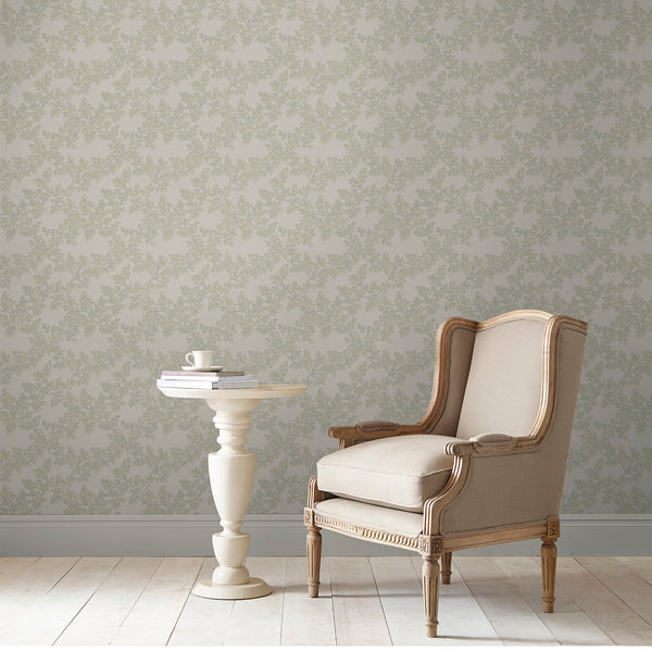 Vtwonen Laura Ashley Burnham Behang - Planten - 10mx52cm - Beige