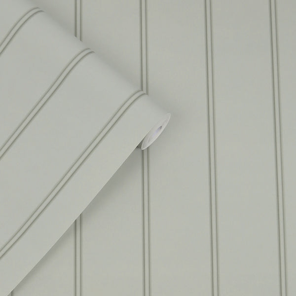 Vtwonen Laura Ashley Chalford Wood Panelling Behang - Streep - 10mx52cm - Groen