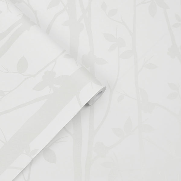 Vtwonen Laura Ashley Cottonwood Behang - Planten - 10mx52cm - Wit