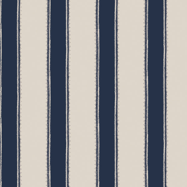 Vtwonen Laura Ashley Denwick Stripe Behang - Streep - 10mx52cm - Blauw